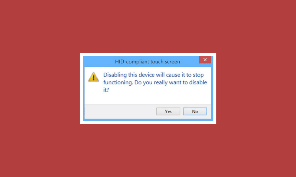 Arreglar la falta de pantalla táctil compatible con HID