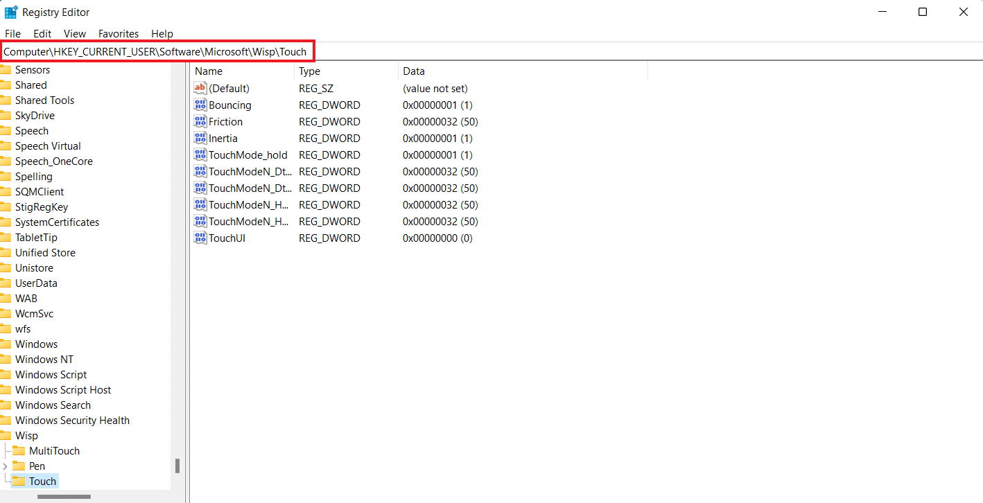 Carpeta de teclas Microsoft Wisp Touch