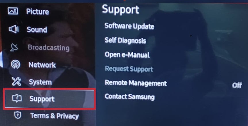 Asistencia Configuración Samsung Smart TV