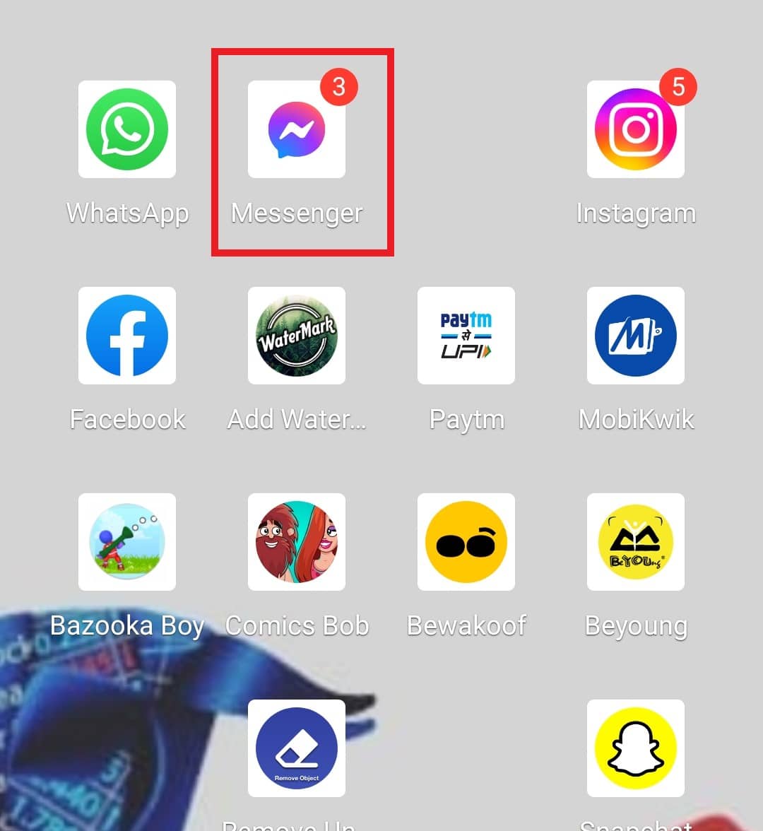 Lanzar Facebook Messenger | Función de onda de Facebook y emoji en messenger