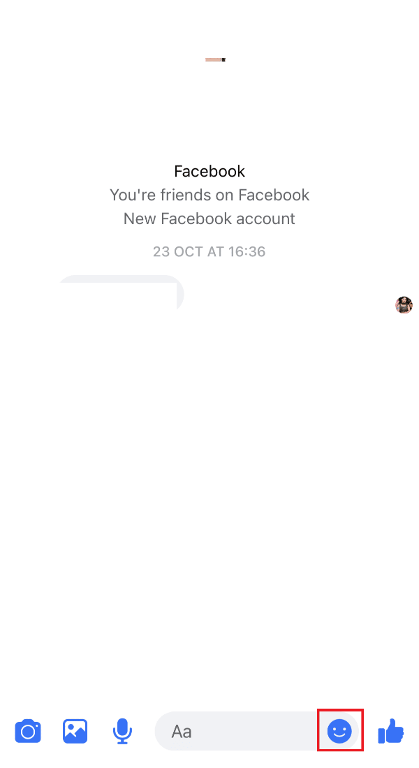 Abre el icono de emoji