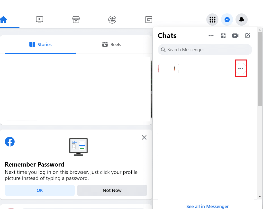Haga clic en el icono de tres puntos