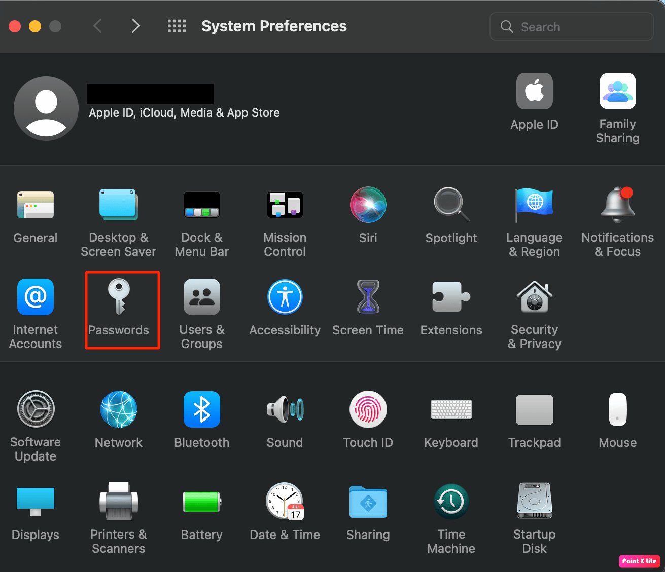 seleccionar contraseñas |  ¿Dónde encontrar contraseñas en Mac?
