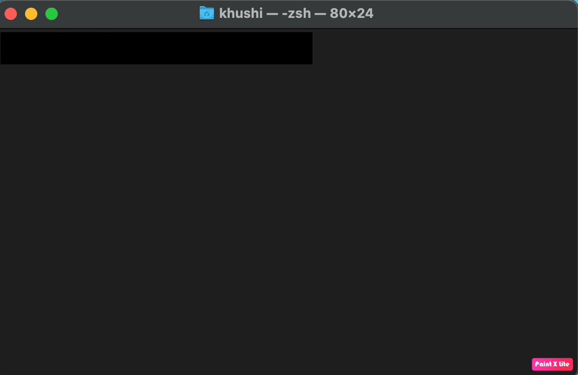 pantalla del terminal |  ¿Dónde encontrar contraseñas en Mac?