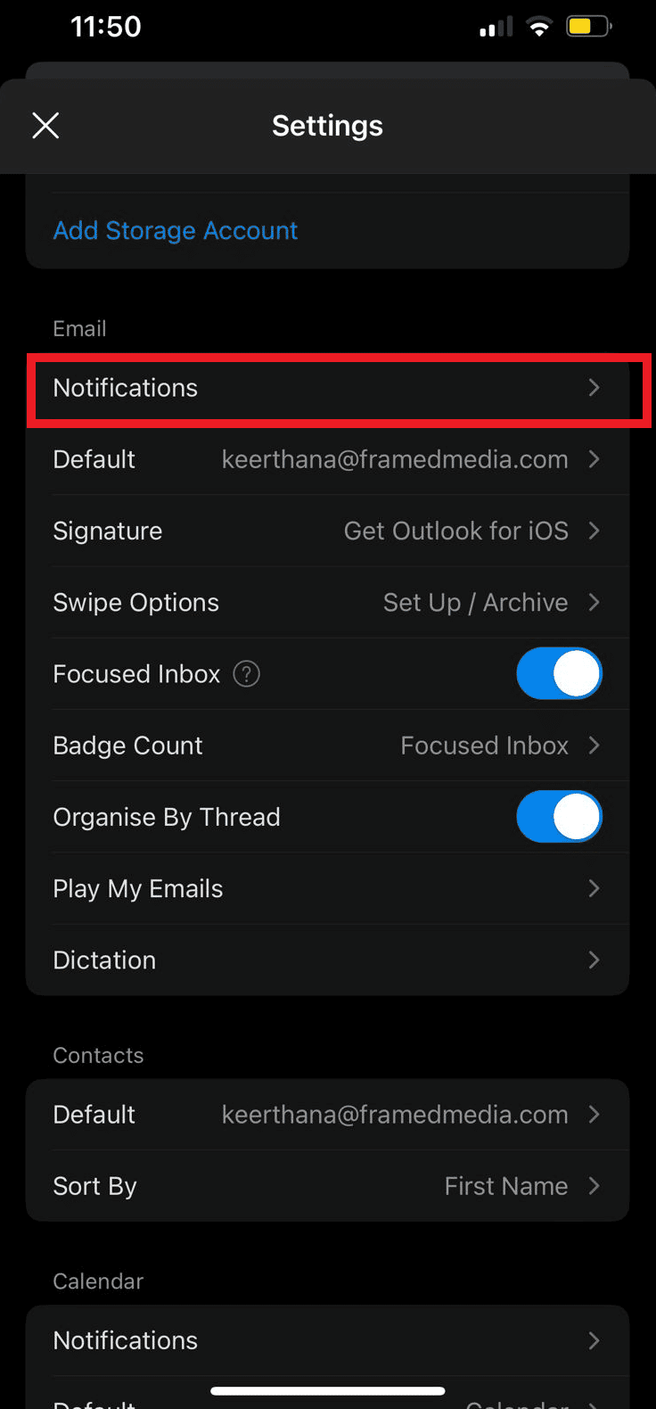 toca Notificaciones.