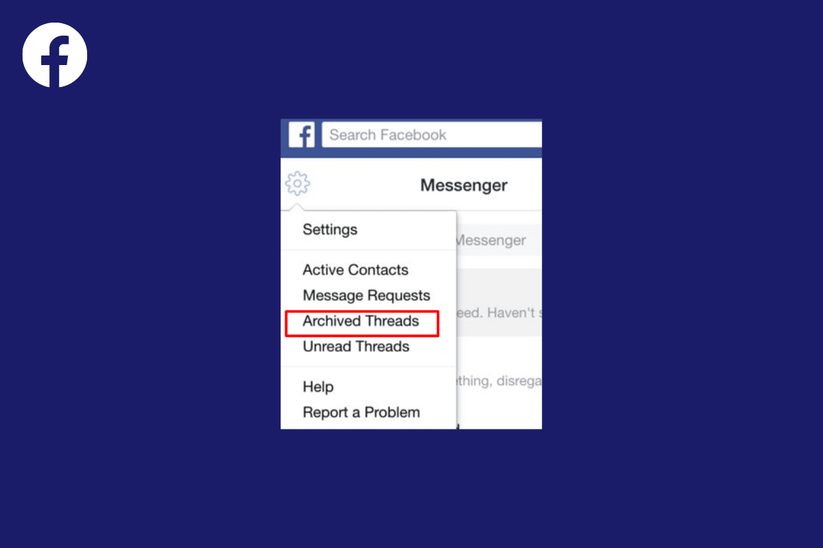 Cómo ver mensajes archivados en Facebook Messenger