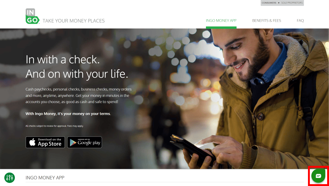 Haga clic en el icono de chat ubicado en la esquina inferior derecha de la pantalla.
