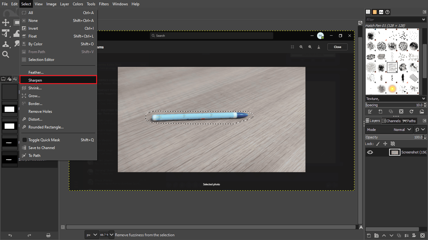 Herramienta de afilado en GIMP. Cómo hacer que una imagen borrosa sea clara con Photoshop gratis