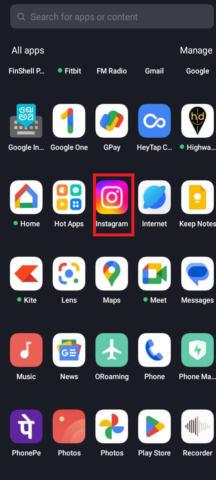 Abre Instagram en tu dispositivo.