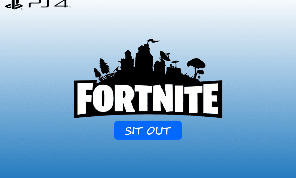 Cómo sentarse en Fortnite en PS4