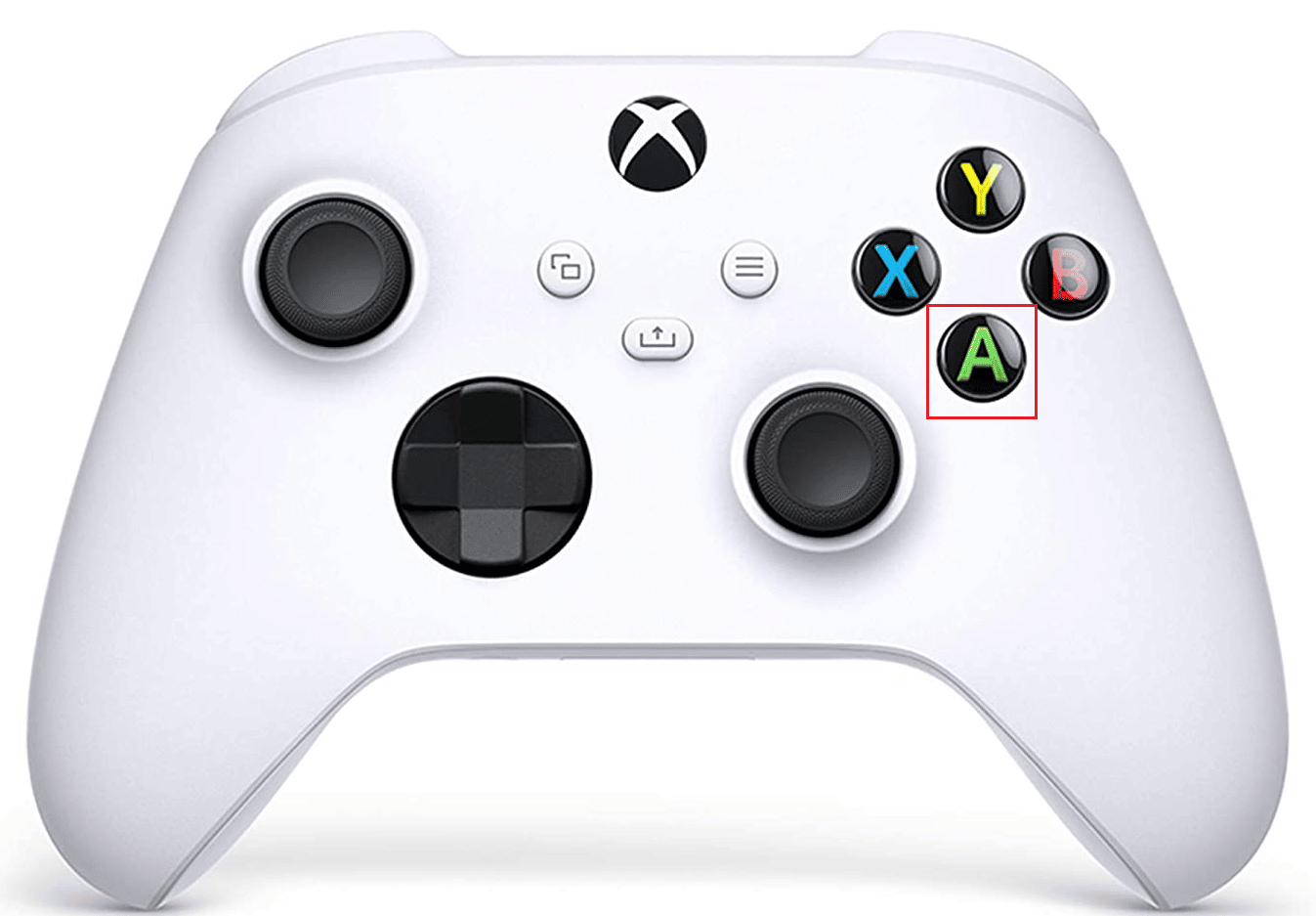 presione el botón A del controlador de Xbox para cambiar al estado SITTING OUT