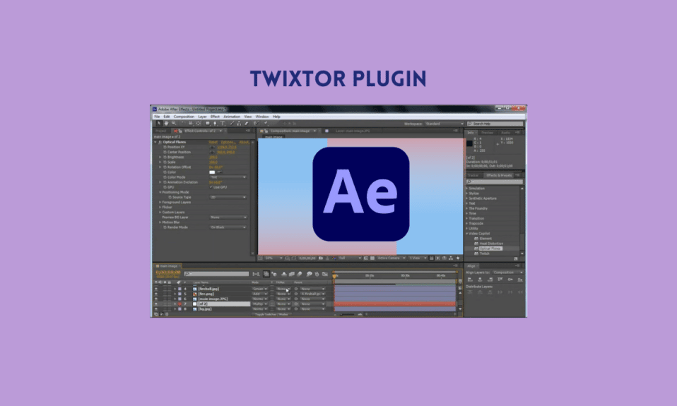 Cómo usar el complemento Twixtor para After Effects