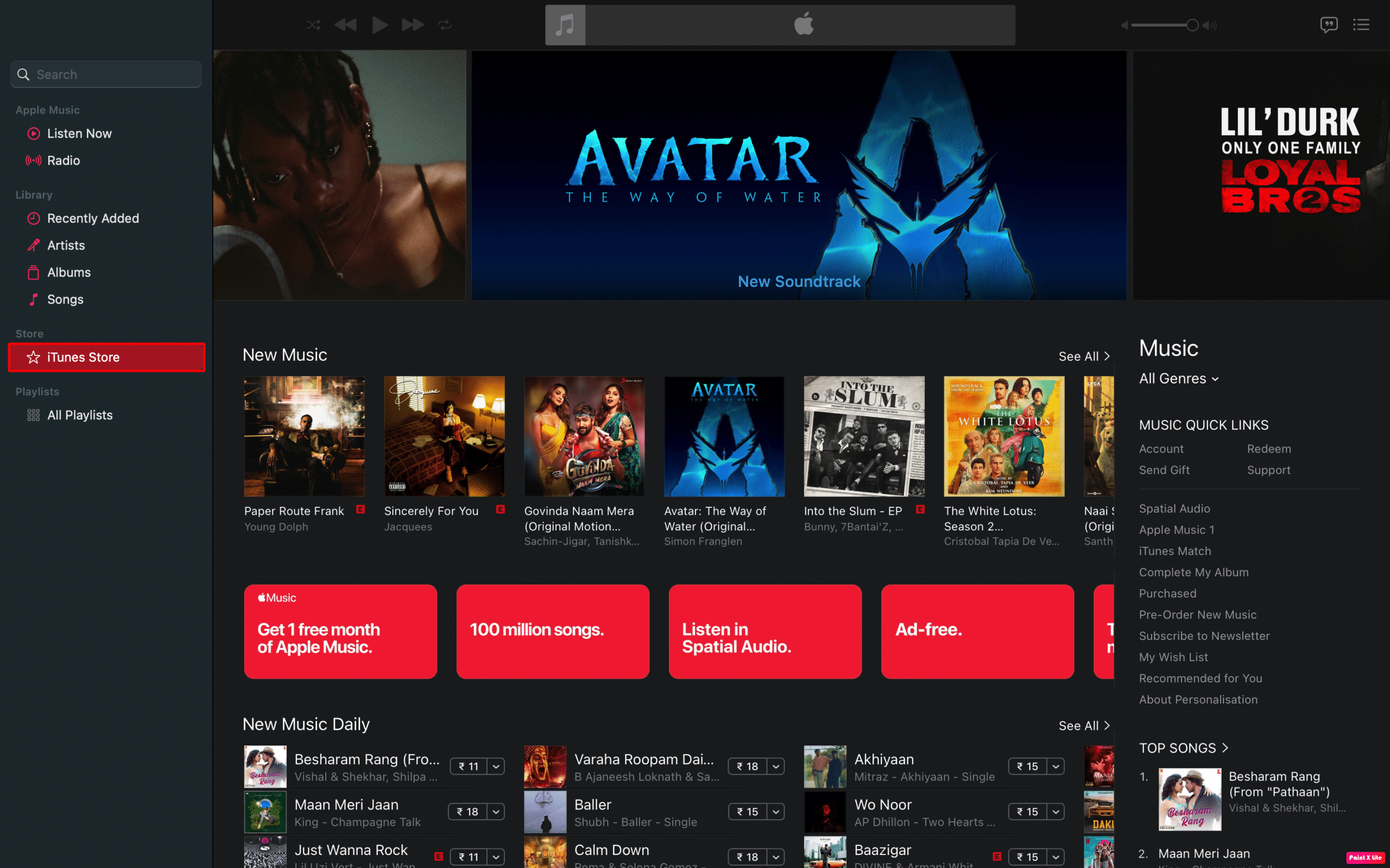 ir a la tienda itunes |  Cómo restablecer reproducciones en iTunes