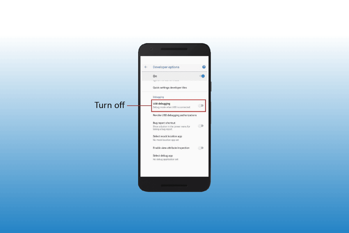 Cómo desactivar la depuración USB en Android