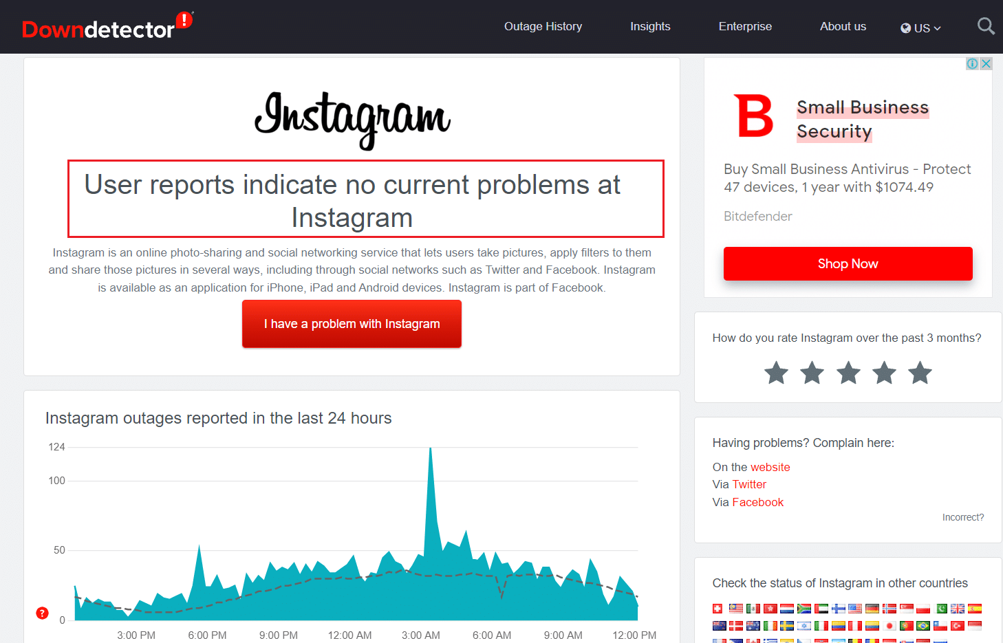downdetector búsqueda de instagram sin quejas. | Cómo arreglar el usuario no encontrado en Instagram