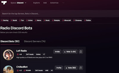 Robot musical de Discord