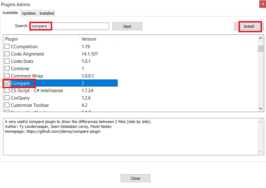 Cómo comparar dos archivos en el Bloc de notas - Recurso Wordpress