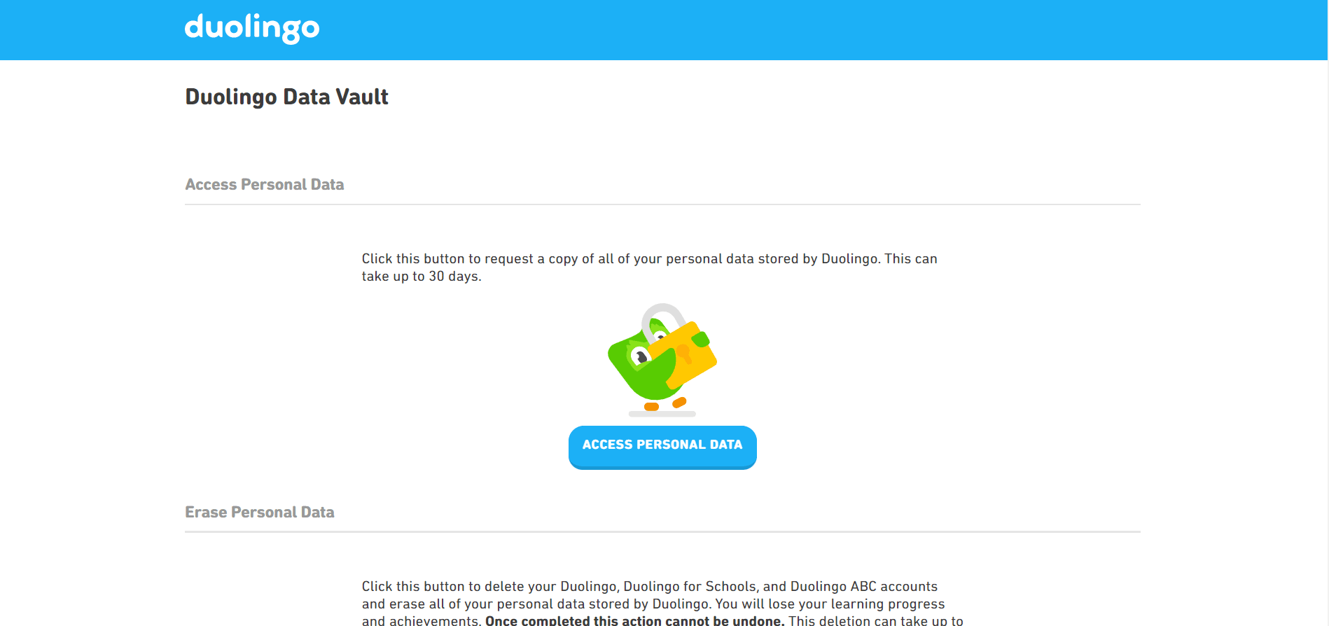 Página web de Duolingo Drive-Thru