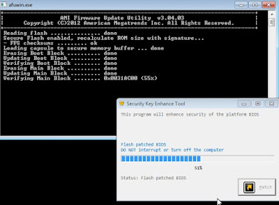 actualización del BIOS