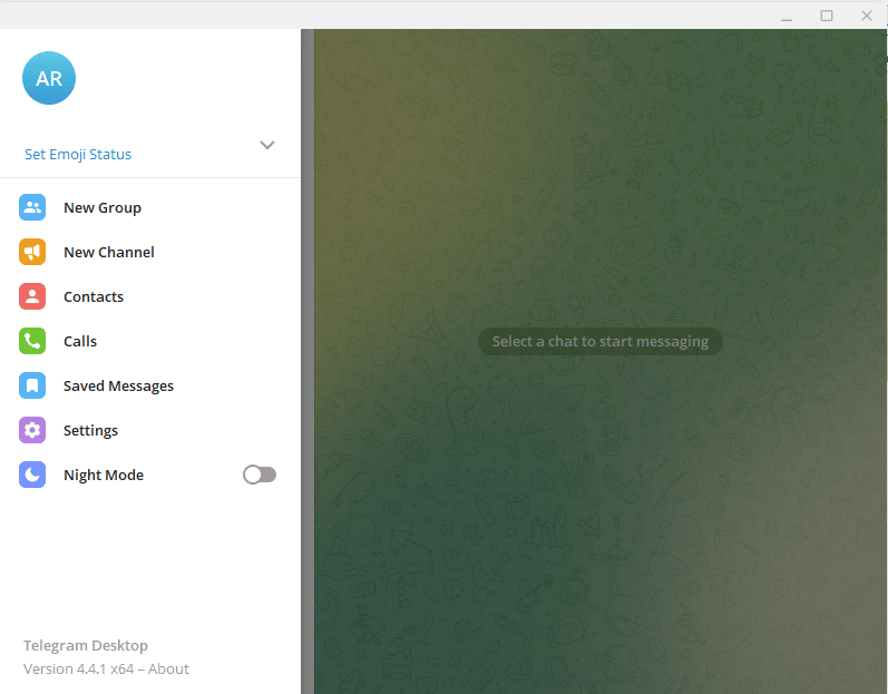 Haga clic en las tres líneas horizontales.  Cómo crear un canal de Telegram