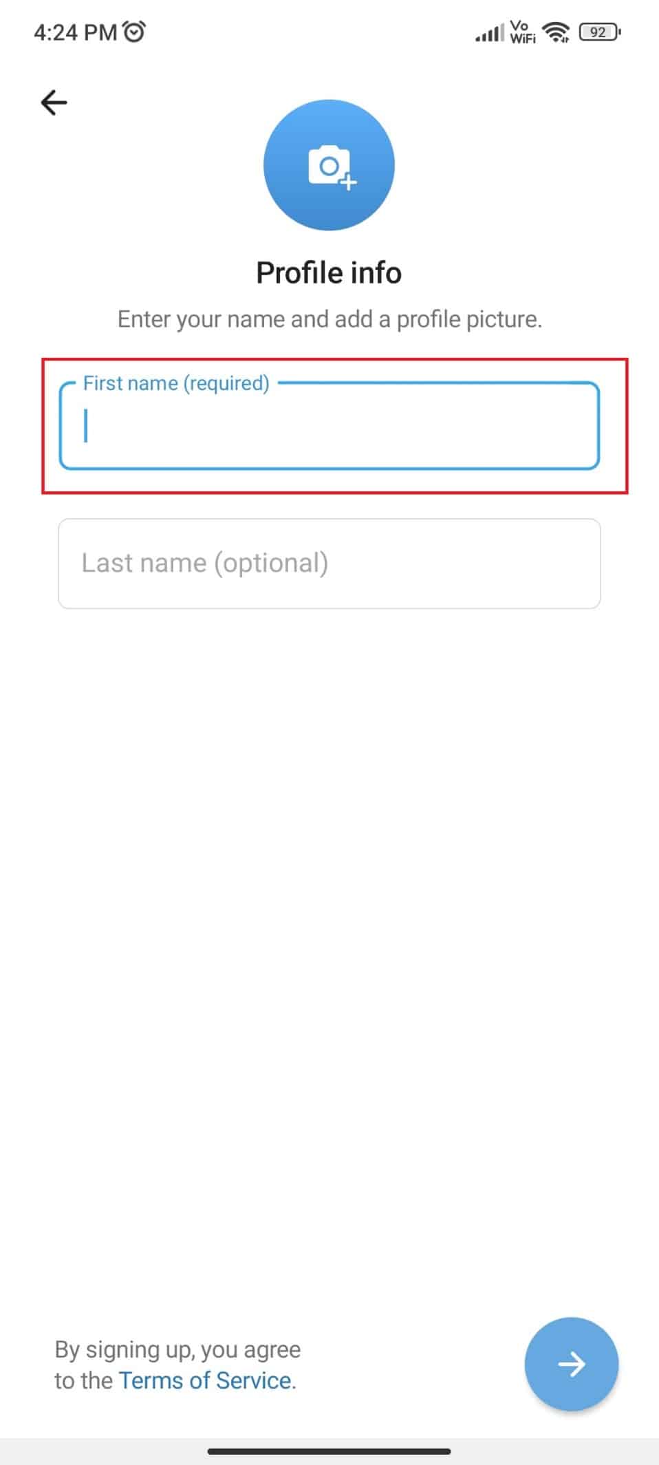 Ingrese el nombre de su negocio 