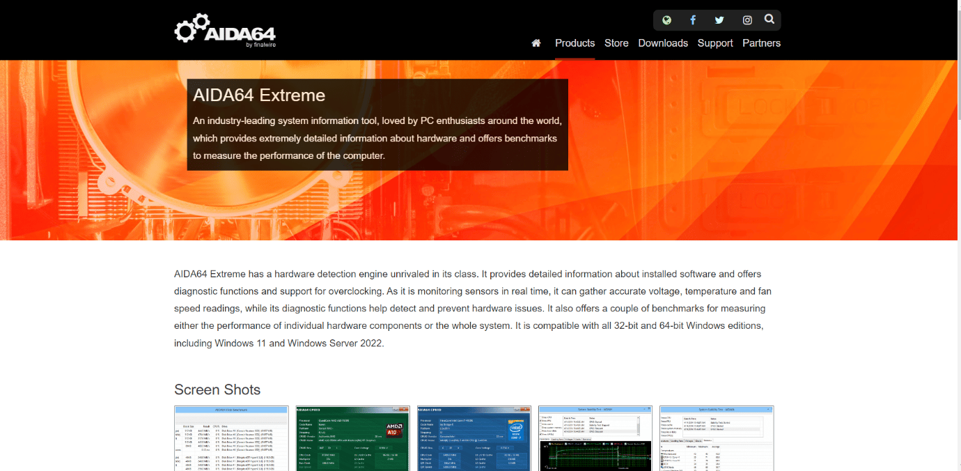 AIDA64 Extreme página de inicio | mejor monitor de temperatura gpu