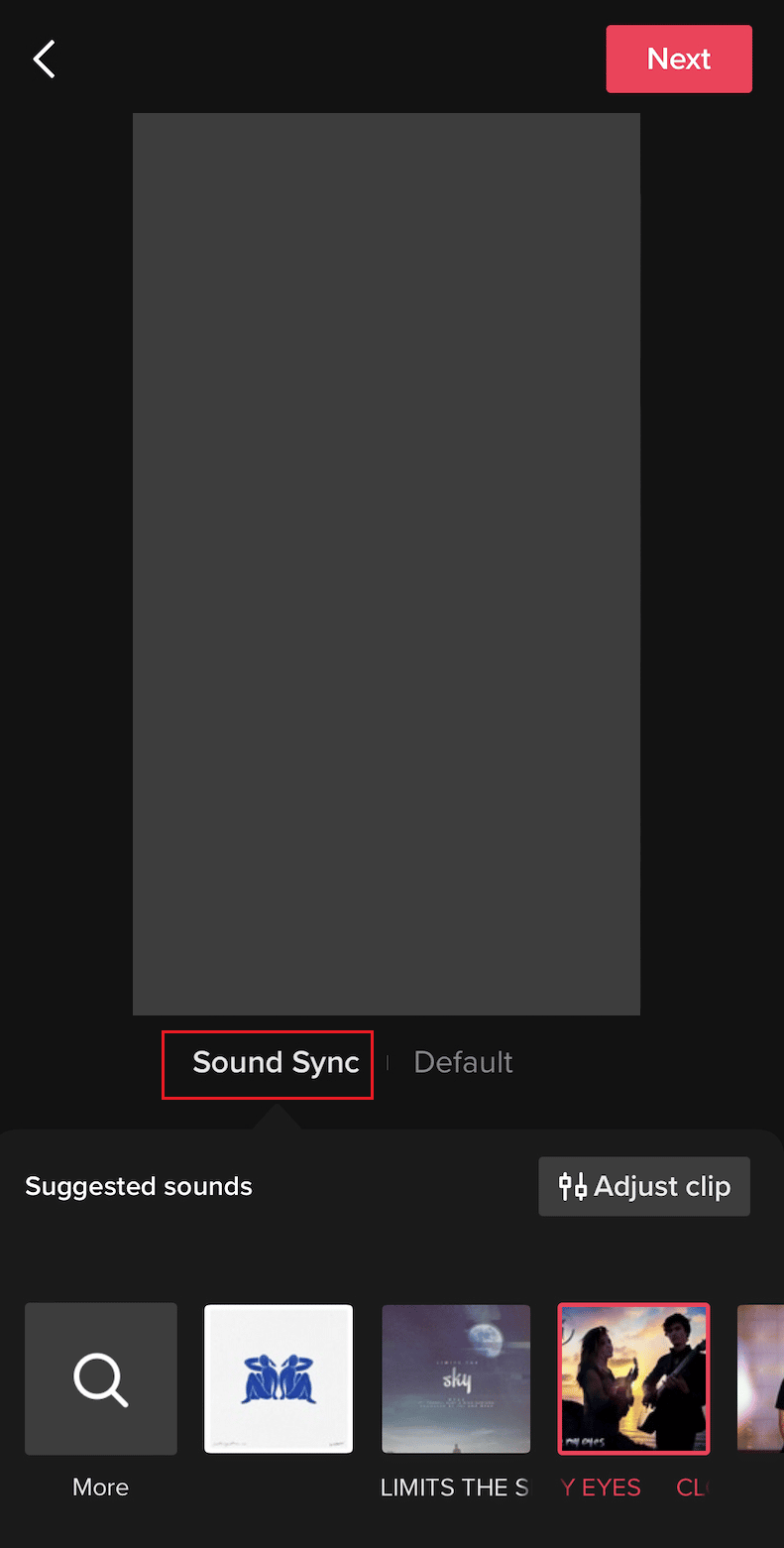 Pestaña Sincronización de sonido TikTok |  Cómo agregar sonido a TikTok