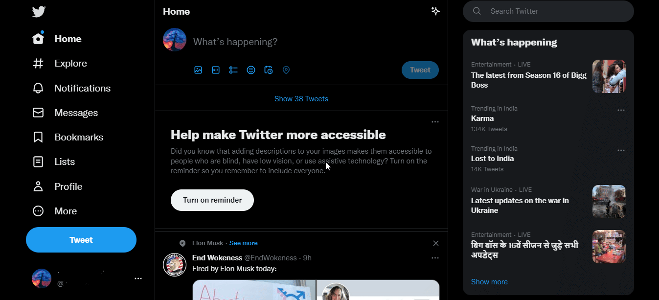 Visite el sitio web oficial de Twitter en cualquiera de sus navegadores preferidos.