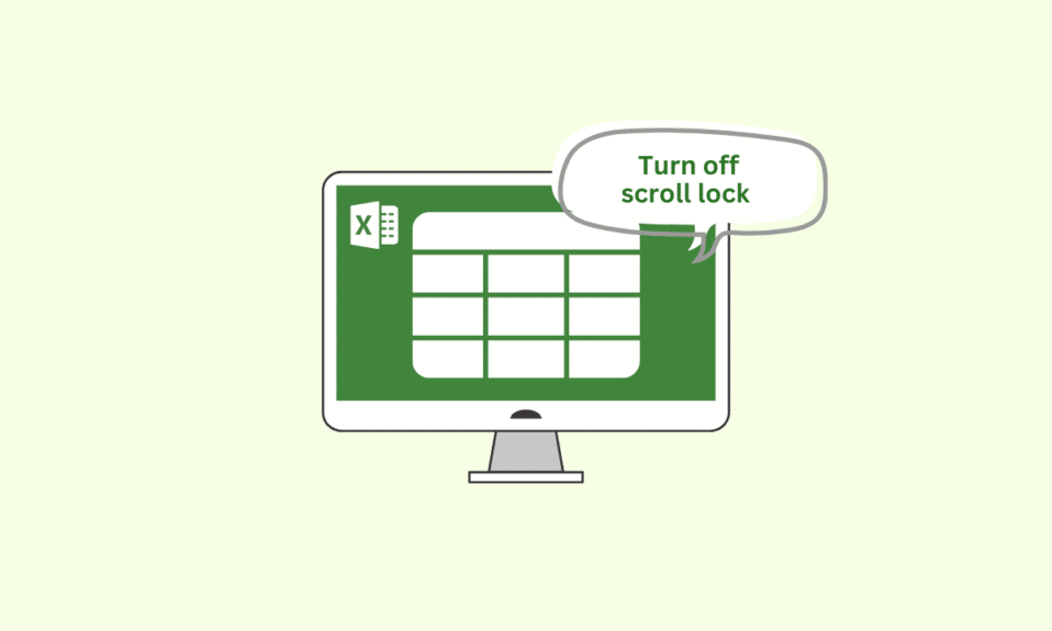Cómo desactivar el bloqueo de desplazamiento en Excel