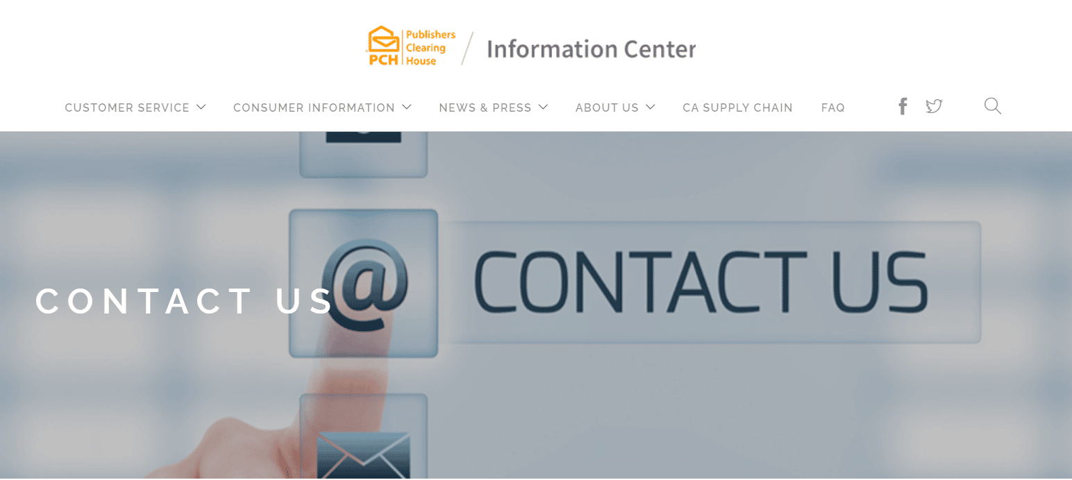 Página de atención al cliente PCH | Cómo cancelar una cuenta PCH