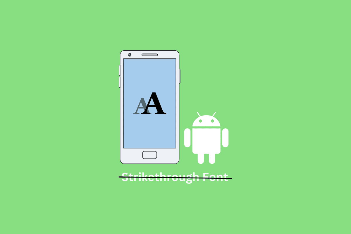 Cómo obtener la fuente tachada en Android |  tachado texto Instagram