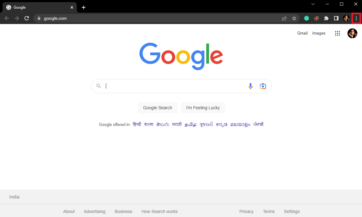 Localice y haga clic en el icono de tres puntos.  9 formas de arreglar el cambio de red fue detectado error