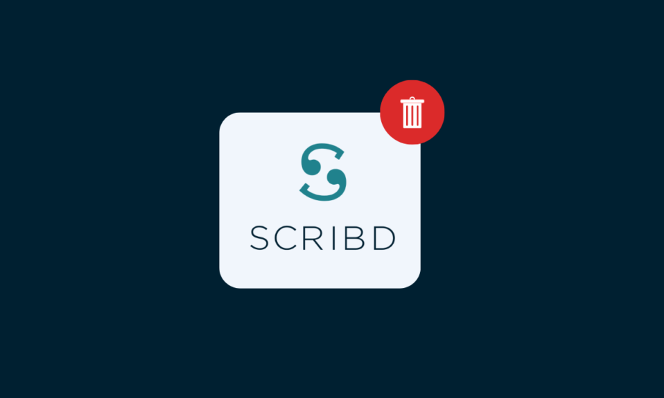 Cómo eliminar una cuenta de Scribd