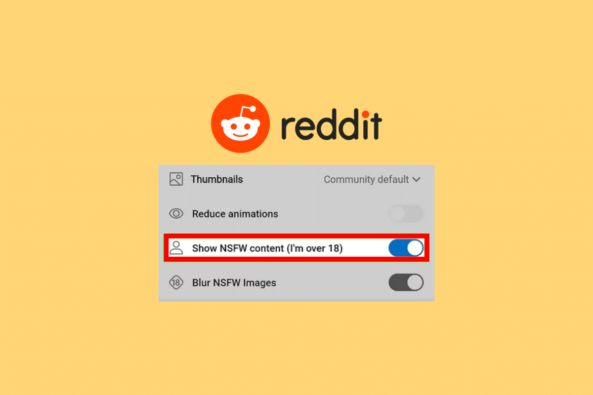 Cómo activar o desactivar NSFW en Reddit