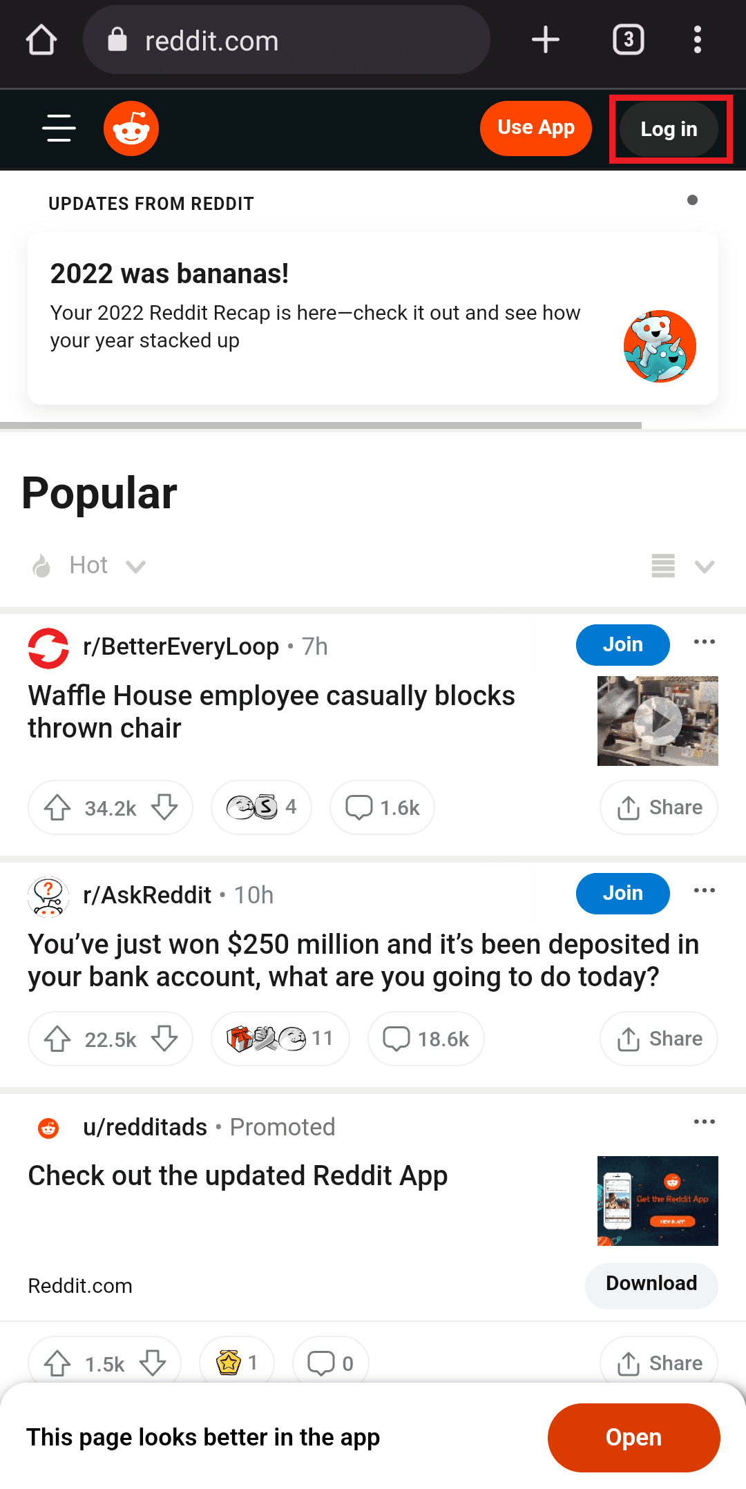 toca iniciar sesión