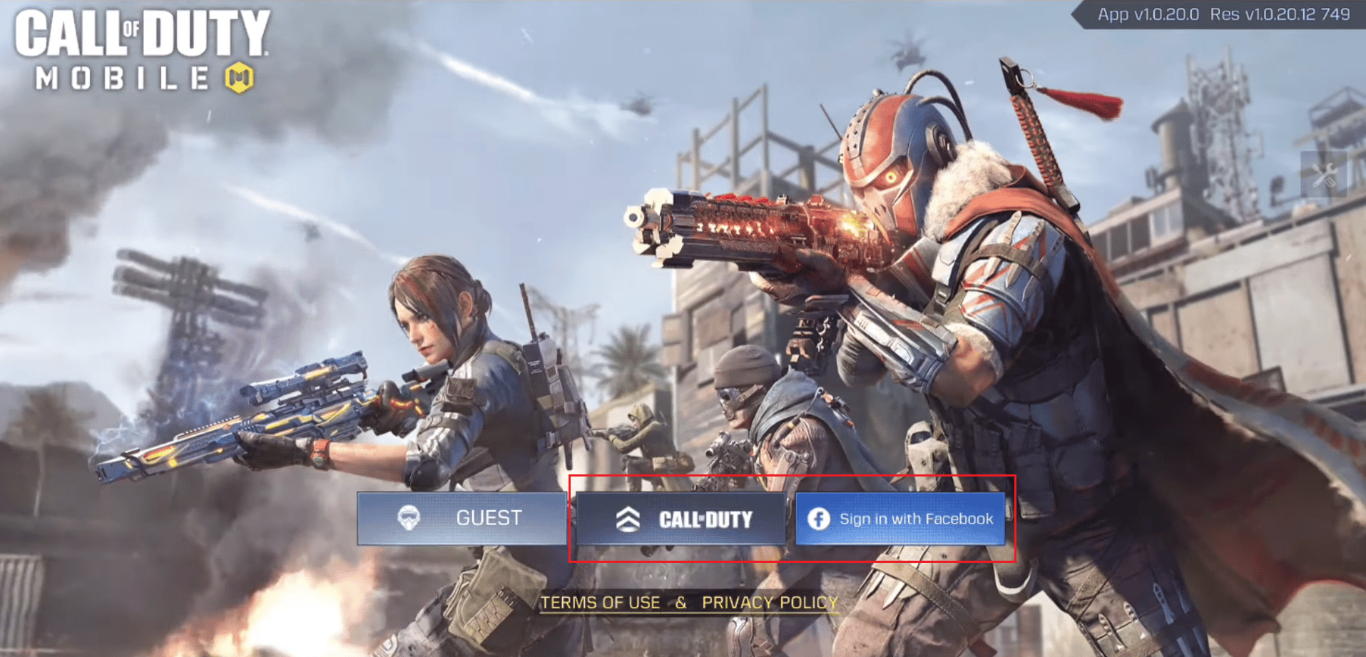 CALL OF DUTY para iniciar sesión con la cuenta de Activision deseada O iniciar sesión con Facebook | Cómo desvincular Facebook de Call of Duty Mobile