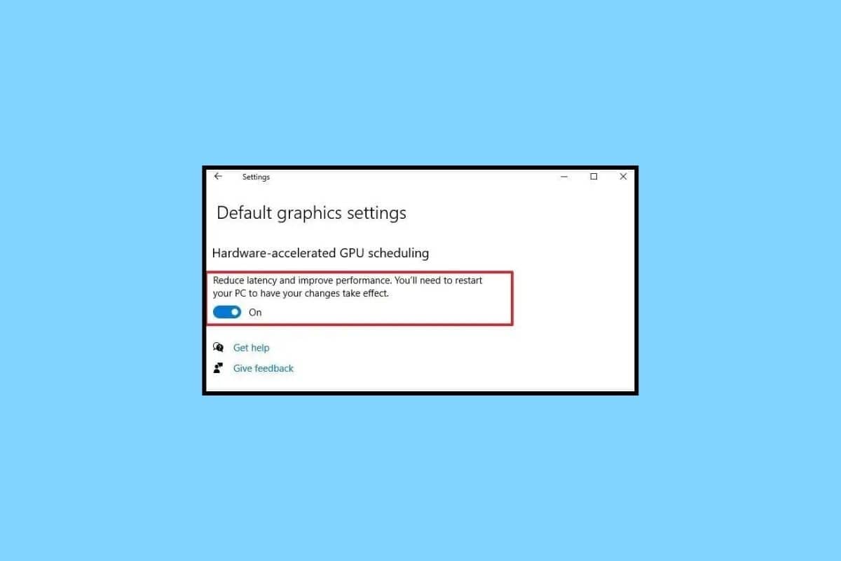 Cómo habilitar y deshabilitar la aceleración de hardware en Windows 10