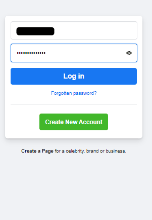 Inicie sesión en su cuenta de Facebook utilizando su información de inicio de sesión.