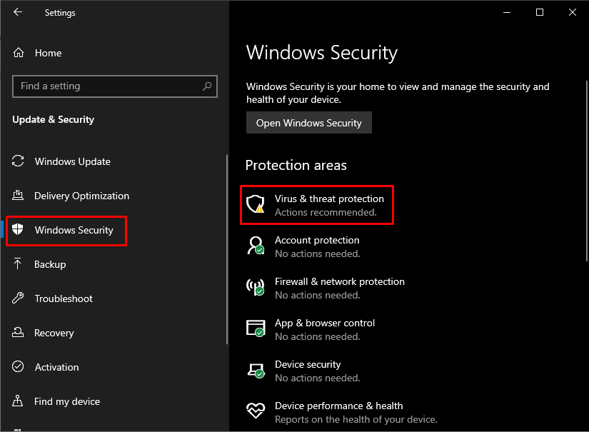 Haga clic en Seguridad y actualización |  Cómo arreglar Magic Mouse 2 que no se conecta en Windows 10