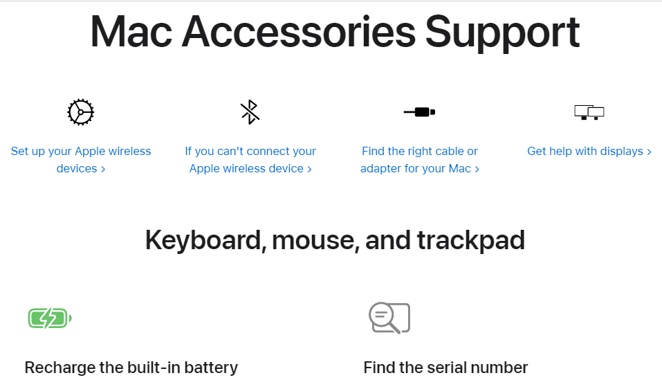 Sitio web de soporte de Mac |  Cómo arreglar Magic Mouse 2 que no se conecta en Windows 10