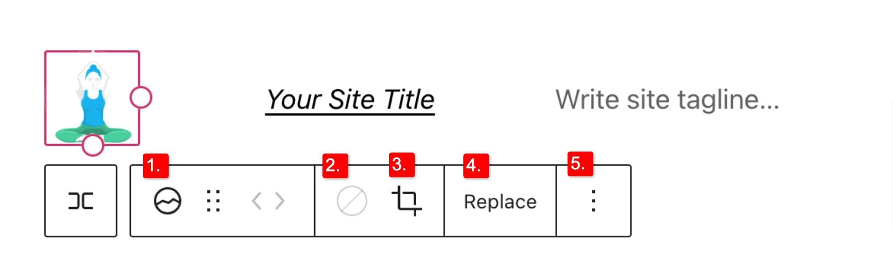 Opciones de configuración del logotipo