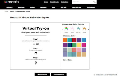 Color de cabello virtual Matrix 3D