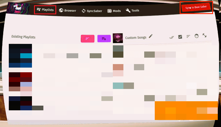 sincronizar para vencer a sable.  Cómo obtener canciones personalizadas en Beat Saber sin PC