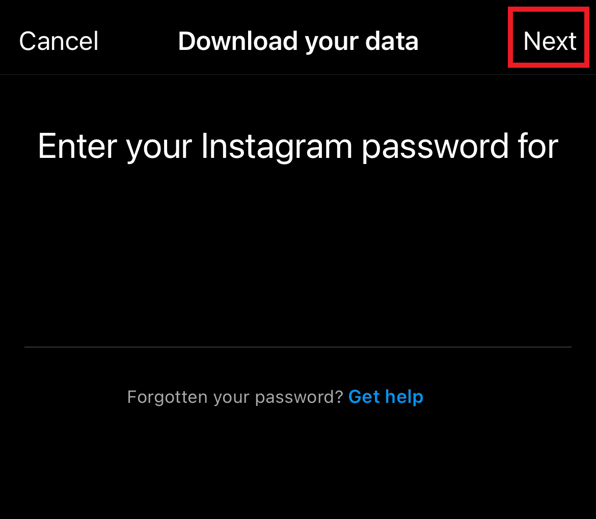 Toque Siguiente |  ¿Qué es la copia de seguridad de Instagram?