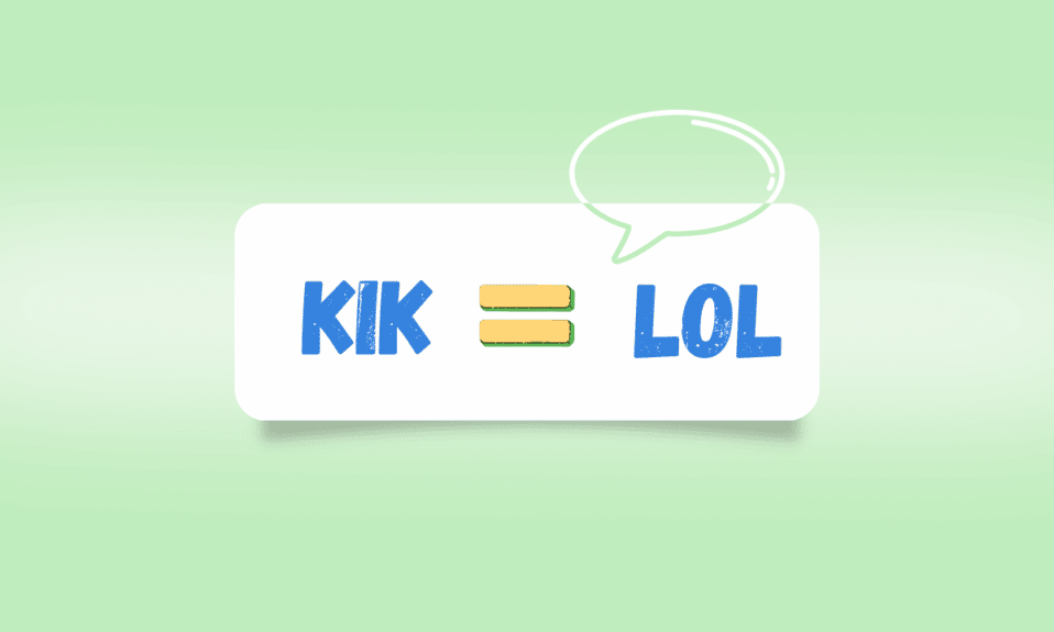 ¿Qué significa Kik en el texto?