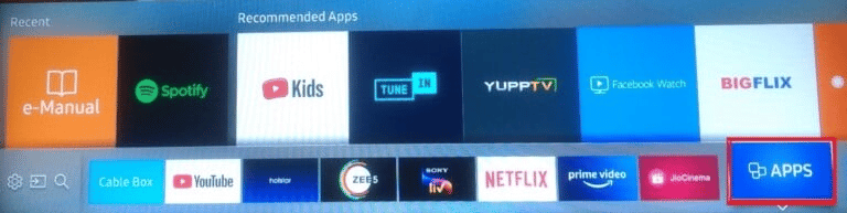Vaya a Aplicaciones y seleccione Configuración 