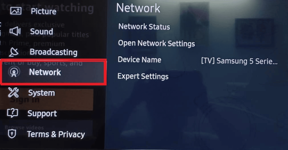 Seleccione la red.  ¿Por qué HBO Max no funciona en mi televisor?