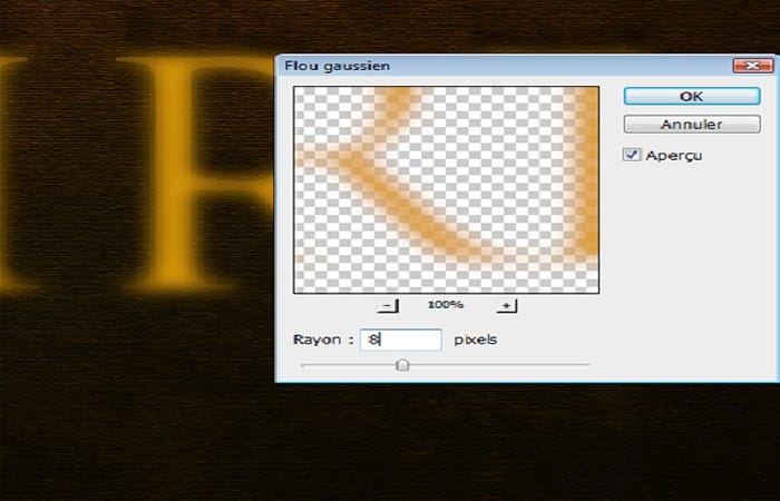 Menú> Filtro> Atenuación> Desenfoque gaussiano