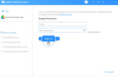 Aplicación Mobitrix WhatsApp Transfer Transferencia de Mobitrix WhatsApp