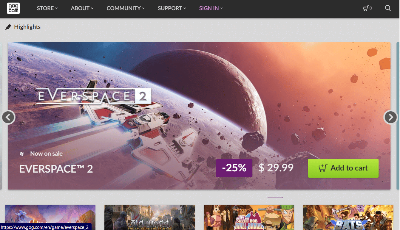 Sitio web de GOG.com |  ¿Es seguro el abandonware?